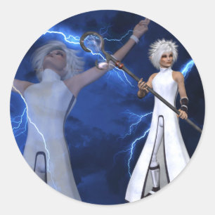 Lightning Storm - Fantasy/Anime Stickers