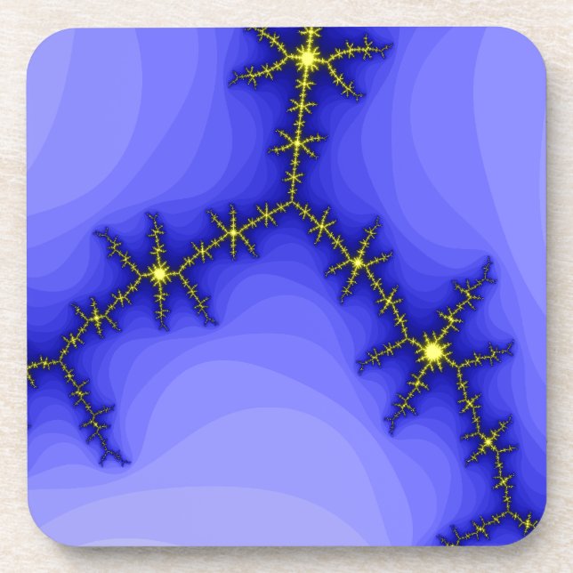 Lightning Strike Cork Coaster (Front)