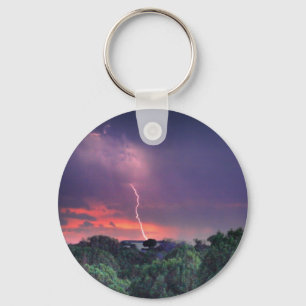 Lightning Strike Key Ring