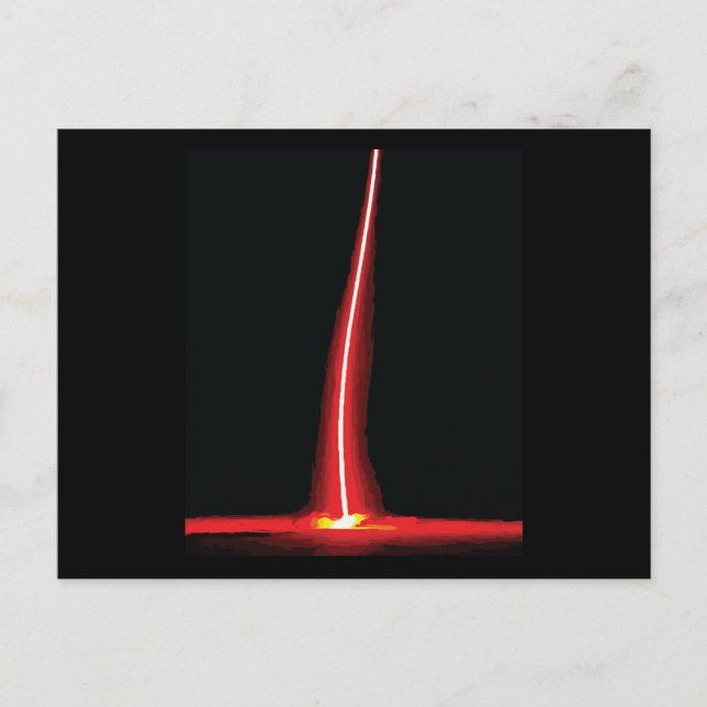 Lightning Thunderstorm Weather Light Postcard (Front)