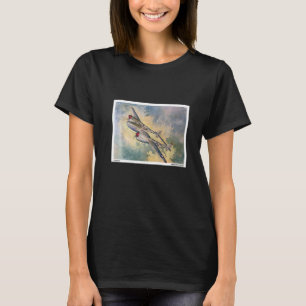 Lightning WW2 Plane Painting Military T-Shirt