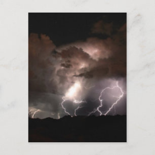 Lightnings epic power. postcard