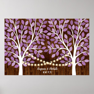 Lights - 150 Signature Guest Book Alternative