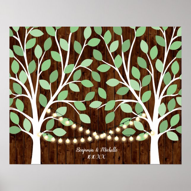 Lights - 75 Signature Guest Book Alternative (Front)