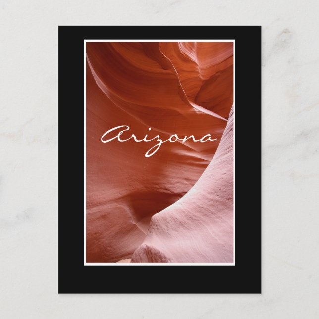 Lights and lines in the canyon, Arizona Postcard (Front)