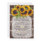 Lights and sunflowers rustic country couple shower