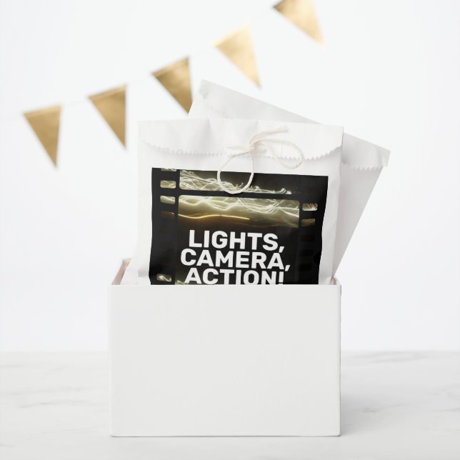 LIGHTS, CAMERA, ACTION! FAVOUR BAG (Party)
