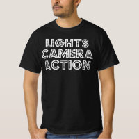 Lights Camera Action Film Crew Director Gift