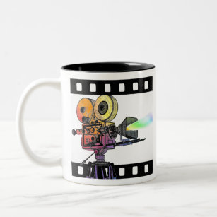 Lights Camera Action! Two-Tone Coffee Mug