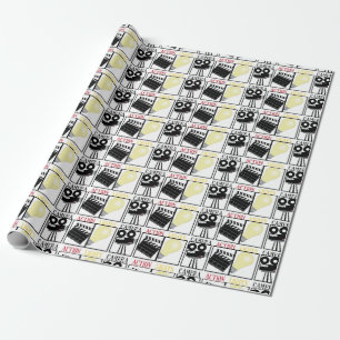 Lights Camera Action Wrapping Paper