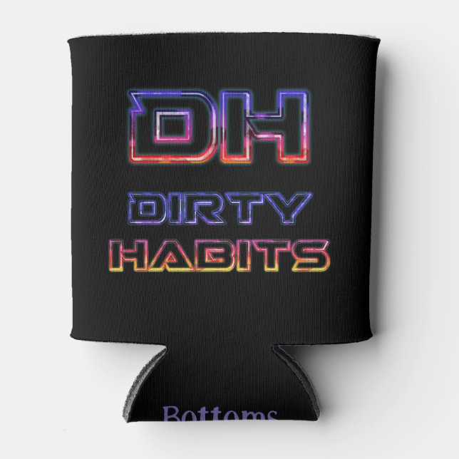 Lights Dirty Habits Coozie (Front)