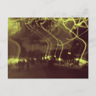 "Lights Go Walking" - Postcard