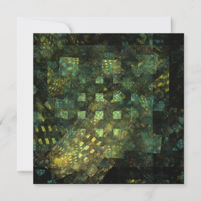 Lights in the City Abstract Art (Front)