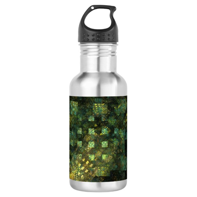 Lights in the City Abstract Art Bottle (Front)