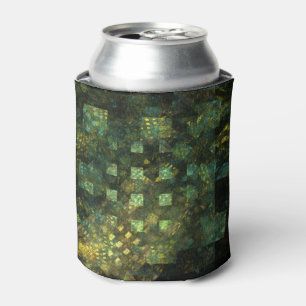 Lights in the City Abstract Art Can Cooler