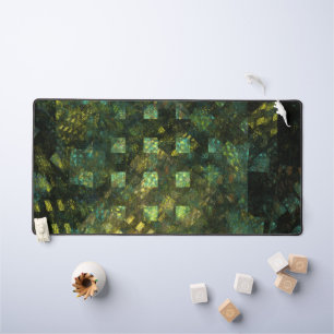 Lights in the City Abstract Art Desk Mat