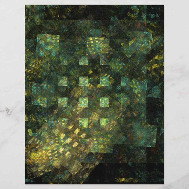 Lights in the City Abstract Art Flyer (Front)