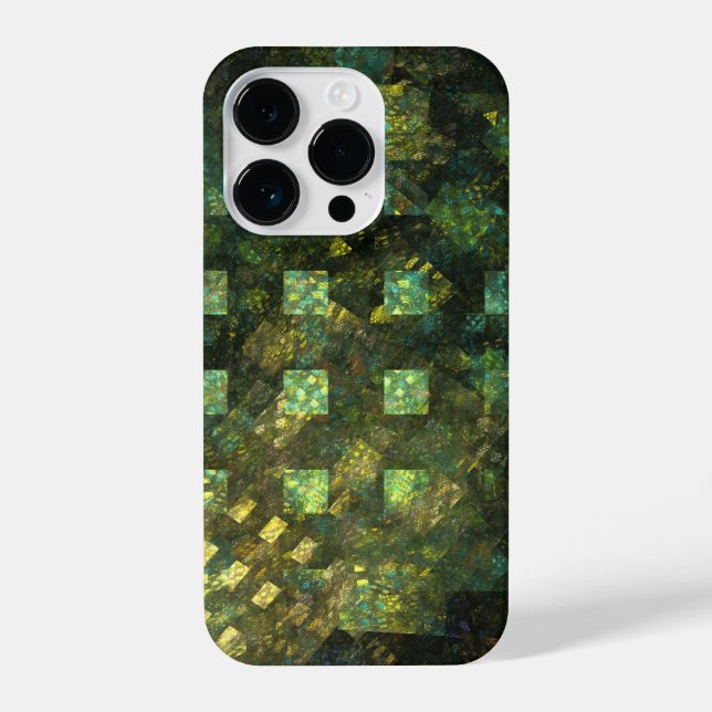 Lights in the City Abstract Art iPhone Case (Back)