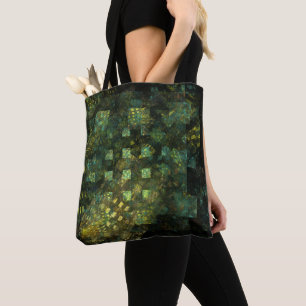 Lights in the City Abstract Art Tote Bag