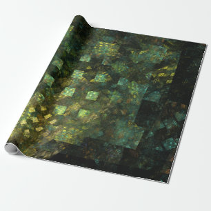 Lights in the City Abstract Art Wrapping Paper