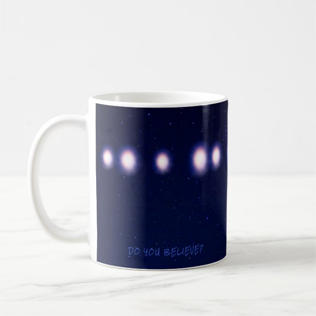 Lights In the Sky Customisable Coffee Mug (Left)
