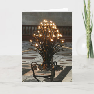 Lights of Faith, Florence, Italy  -  Card