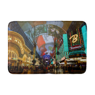 Lights Of Fremont Street Bath Mat