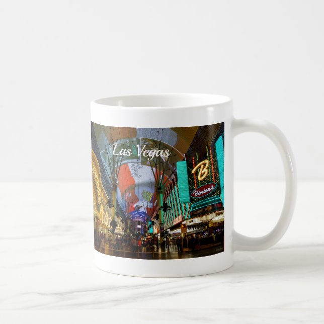 Lights Of Fremont Street Coffee Mug (Right)