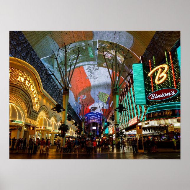 Lights Of Fremont Street Poster (Front)