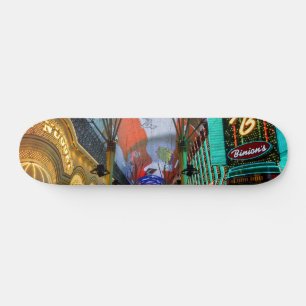 Lights Of Fremont Street Skateboard