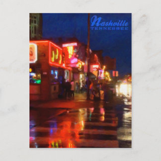 Lights on Broadways Nashville Tennessee - Postcard
