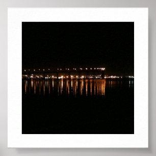 Lights Reflected California Colour Photography Poster