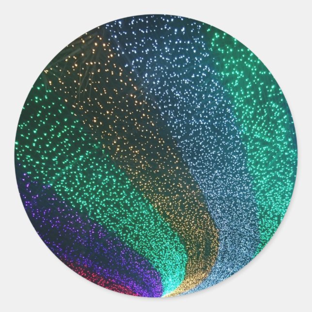Lights  Round Sticker (Front)