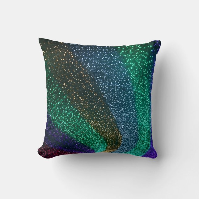 Lights  Throw Pillow (Front)