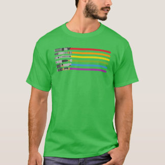 Lightsaber Rainbow girl T-Shirt