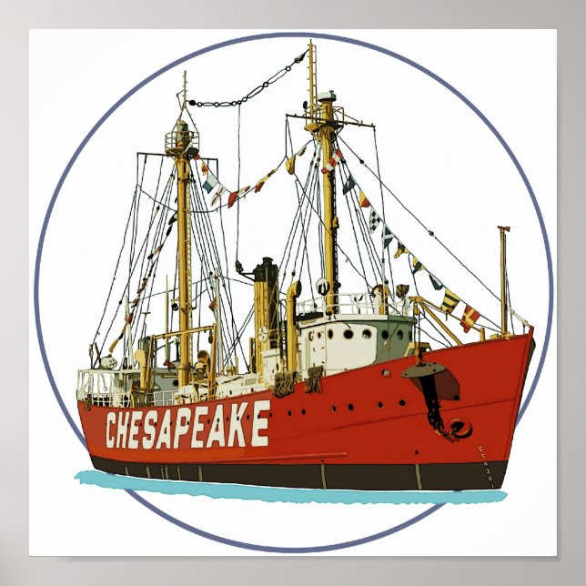 Lightship Chesapeake Poster (Front)