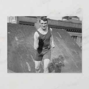 Lightweight Boxer Fred Welsh, early 1900s Postcard