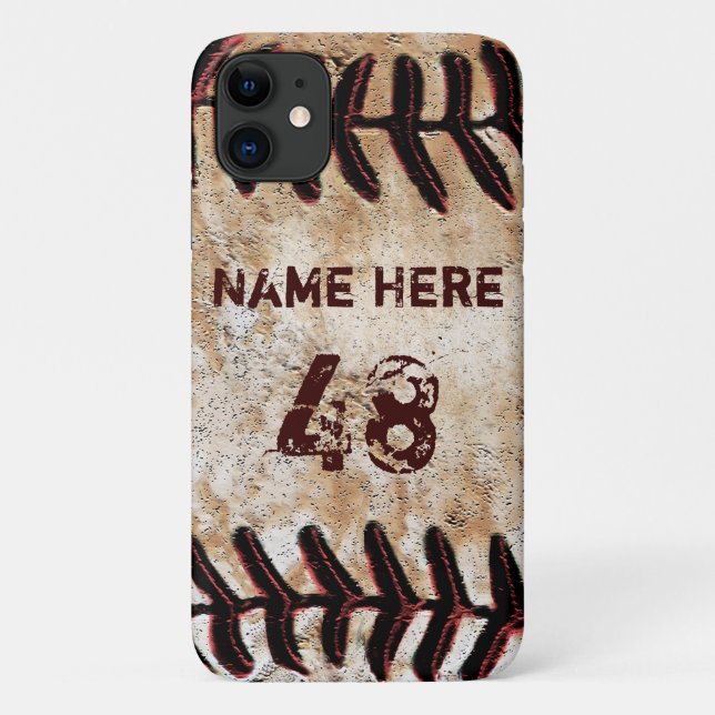 Lightweight iPhone Baseball Cases, Older to Newest Case-Mate iPhone Case (Back)