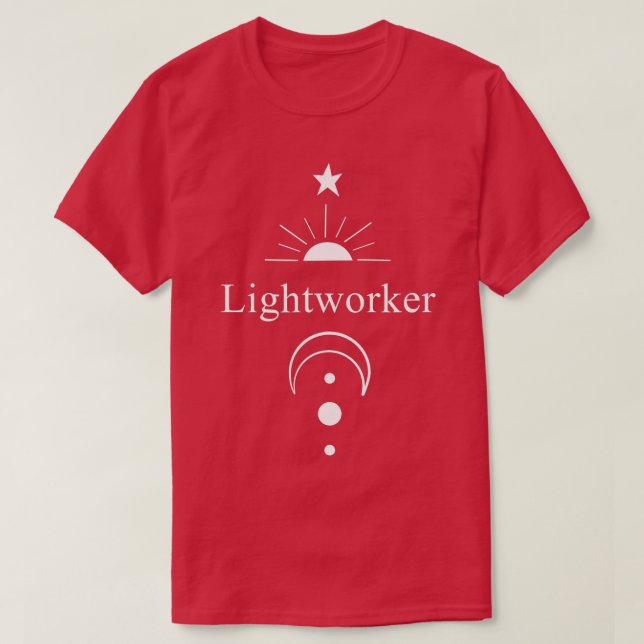 Lightworker reiki energy healing new age meditate  T-Shirt (Design Front)