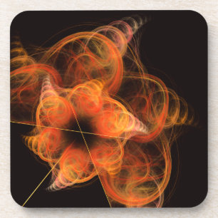 Lightworks Abstract Art Cork Coaster