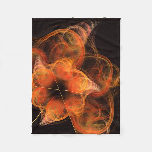 Lightworks Abstract Art Fleece Blanket (Front)