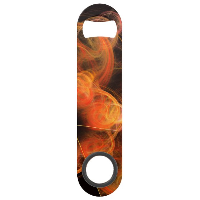 Lightworks Abstract Art Fractal of Fiery Energy (Front)