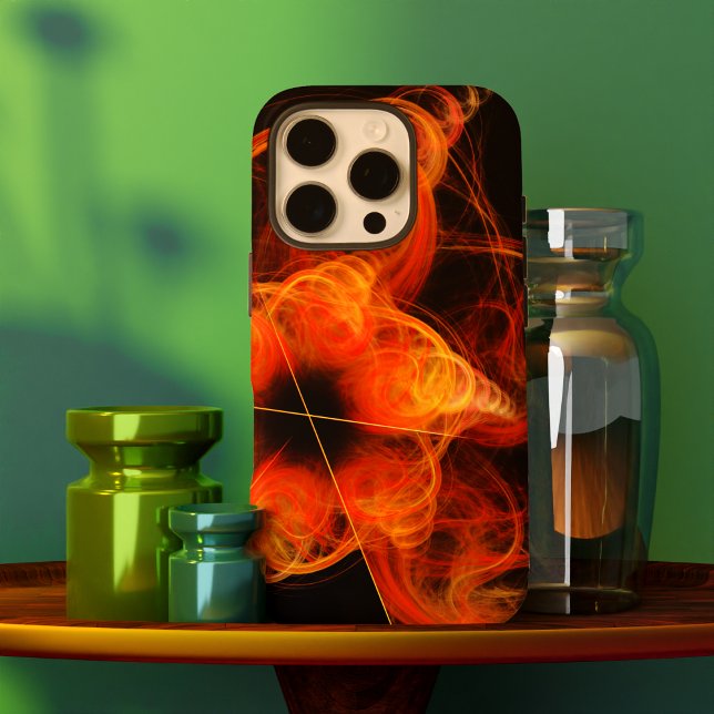 Lightworks Abstract Art Fractal of Fiery Energy Case-Mate iPhone Case (Lightworks Abstract Art Case-Mate iPhone Case)