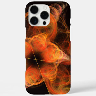 Lightworks Abstract Art Fractal of Fiery Energy iPhone 16 Pro Max Case