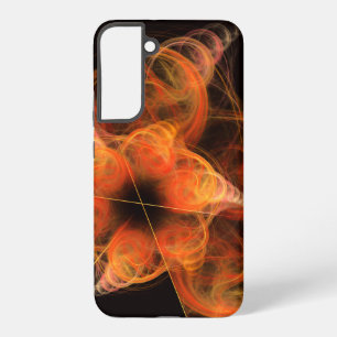 Lightworks Abstract Art Fractal of Fiery Energy Samsung Galaxy Case