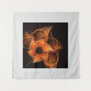 Lightworks Abstract Art Fractal of Fiery Energy Tapestry