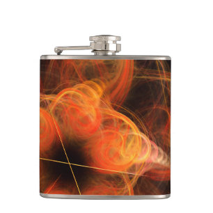 Lightworks Abstract Art Hip Flask