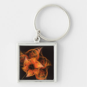 Lightworks Abstract Art Small Key Ring