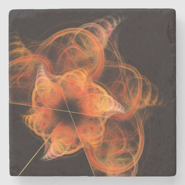 Lightworks Abstract Art Stone Coaster (Front)