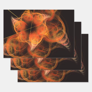 Lightworks Abstract Art Wrapping Paper Sheet